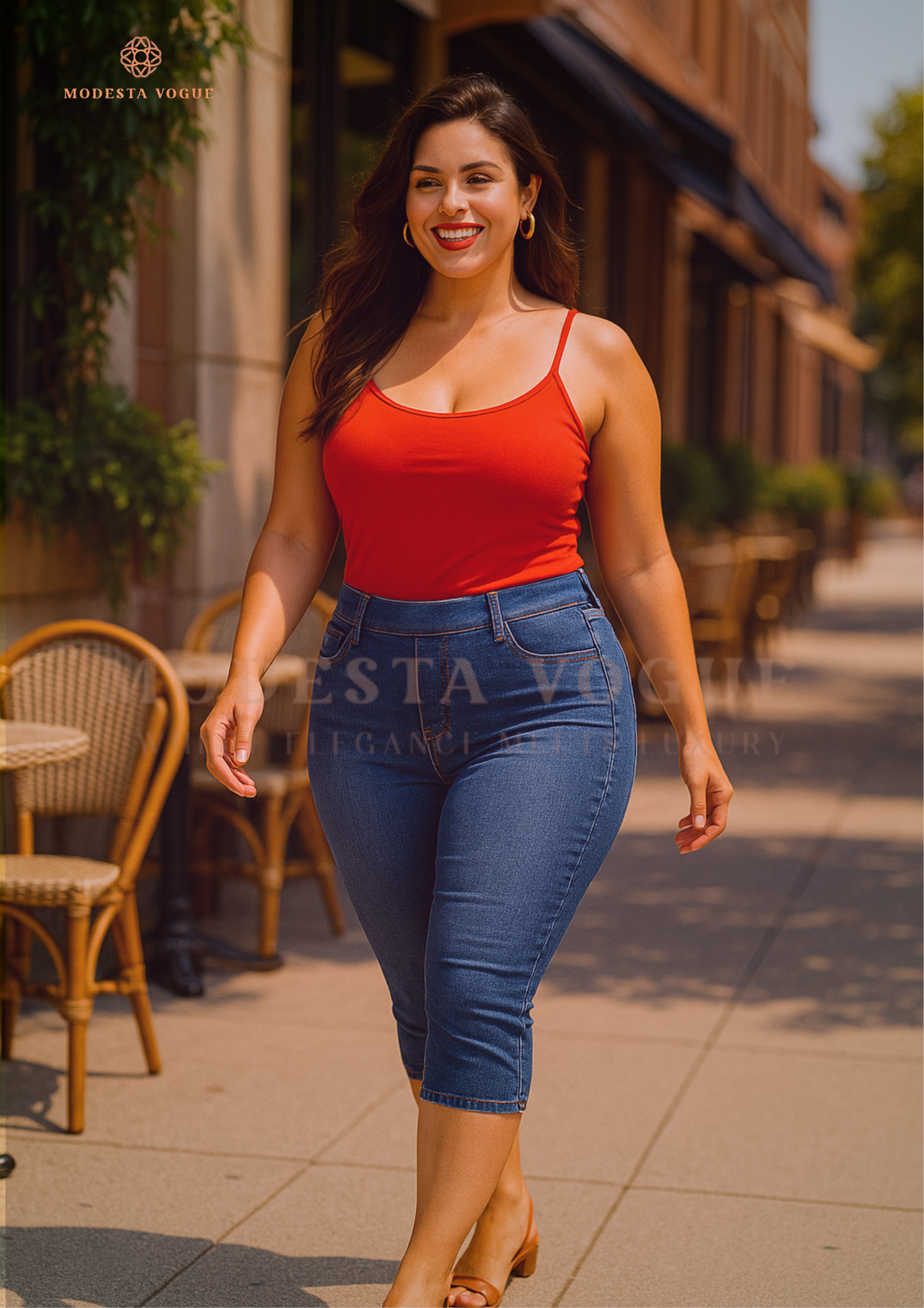 DenimEase Curve Crop Jeggings