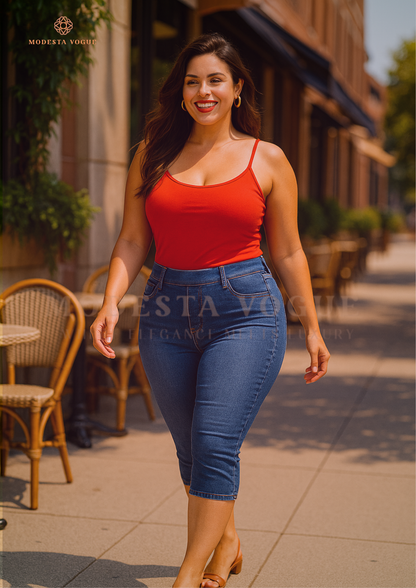DenimEase Curve Crop Jeggings